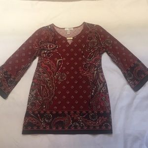 Dressbarn Tunic Size S